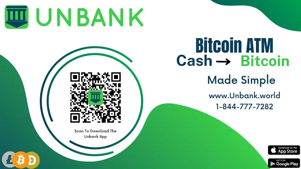 101G8765N35756MN 805 E 6th St 3204 Austin TX 78702 USA Unbank Bitcoin ATM