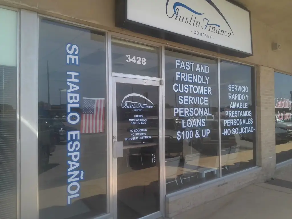 117P6019O51484SS 3428 N 1st St Abilene TX 79603 USA Austin Finance Company