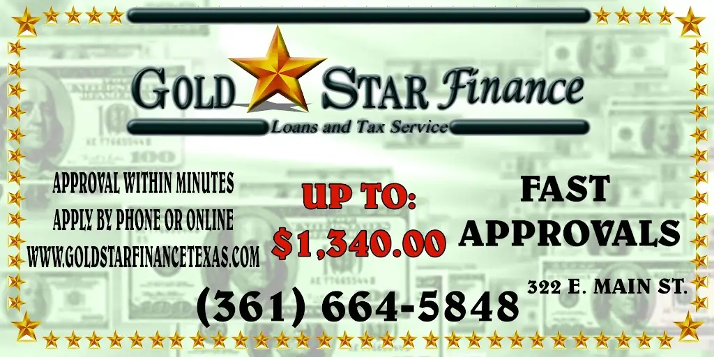 136B2269D90668RP 322 E Main St Alice TX 78332 USA Gold Star Finance Inc