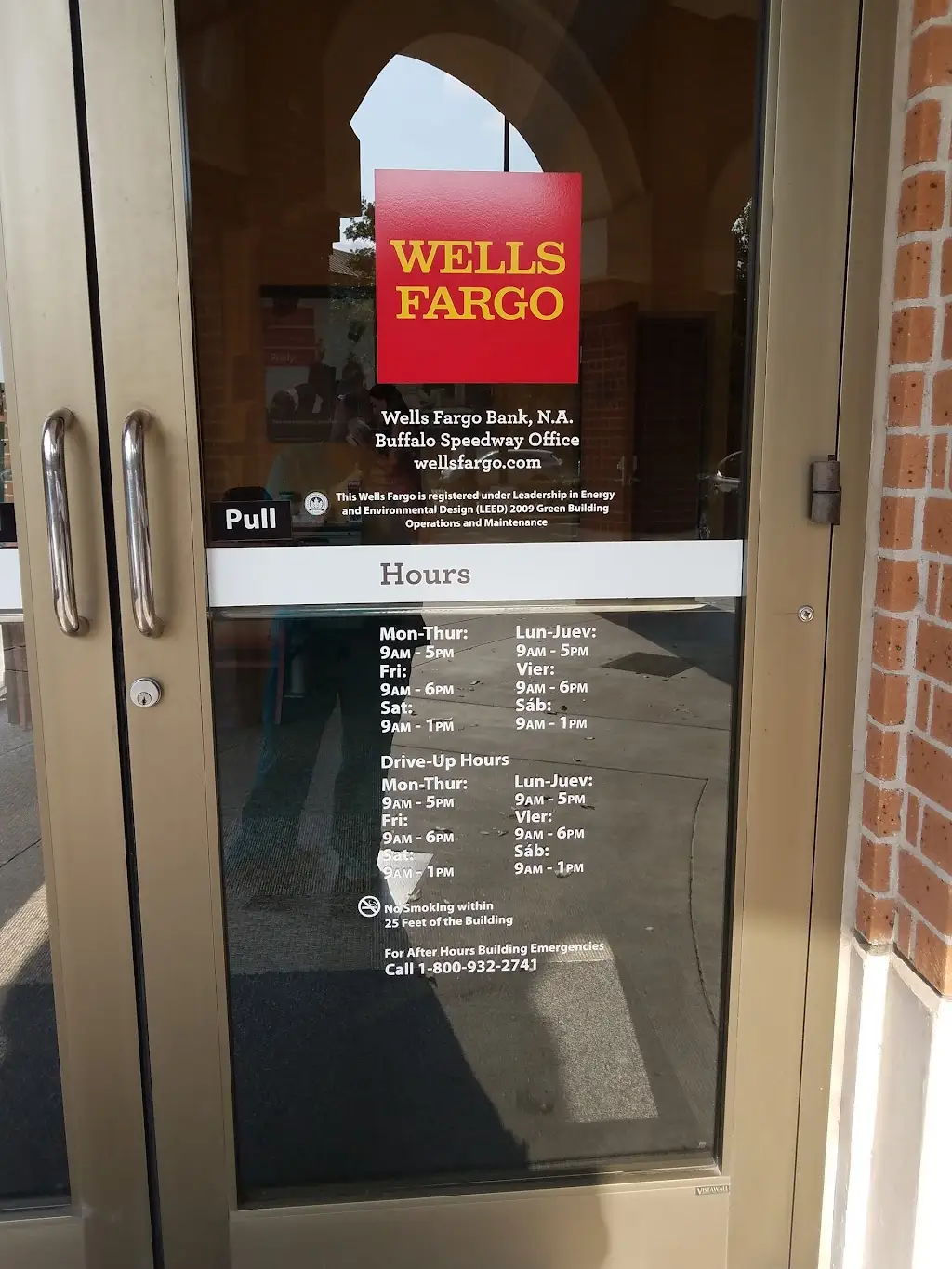 138X2955A22405QJ 6801 Buffalo Speedway Houston TX 77025 USA Wells Fargo Bank