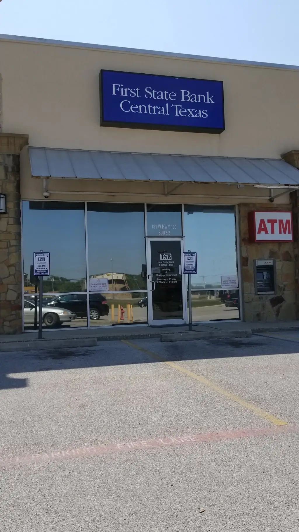 150G3871O93950NR 181 W Hwy 190 Copperas Cove TX 76522 USA First State Bank Central Texas