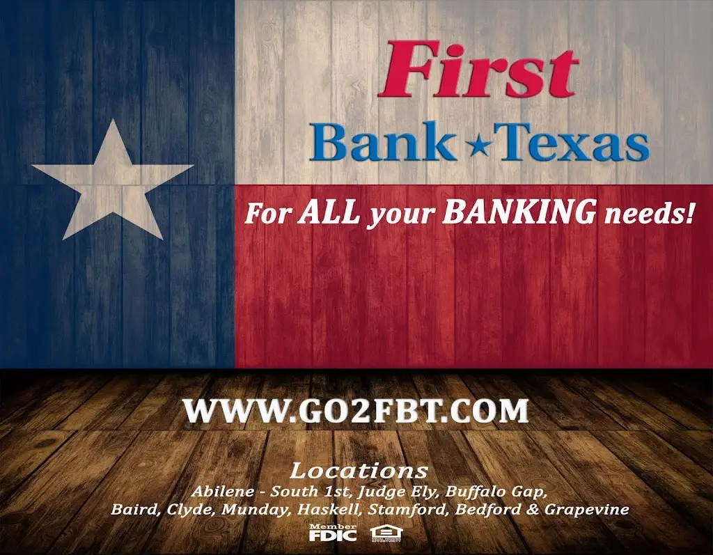 204W2146B18214UM 1849 S 1st St Abilene TX 79604 USA First Bank Texas