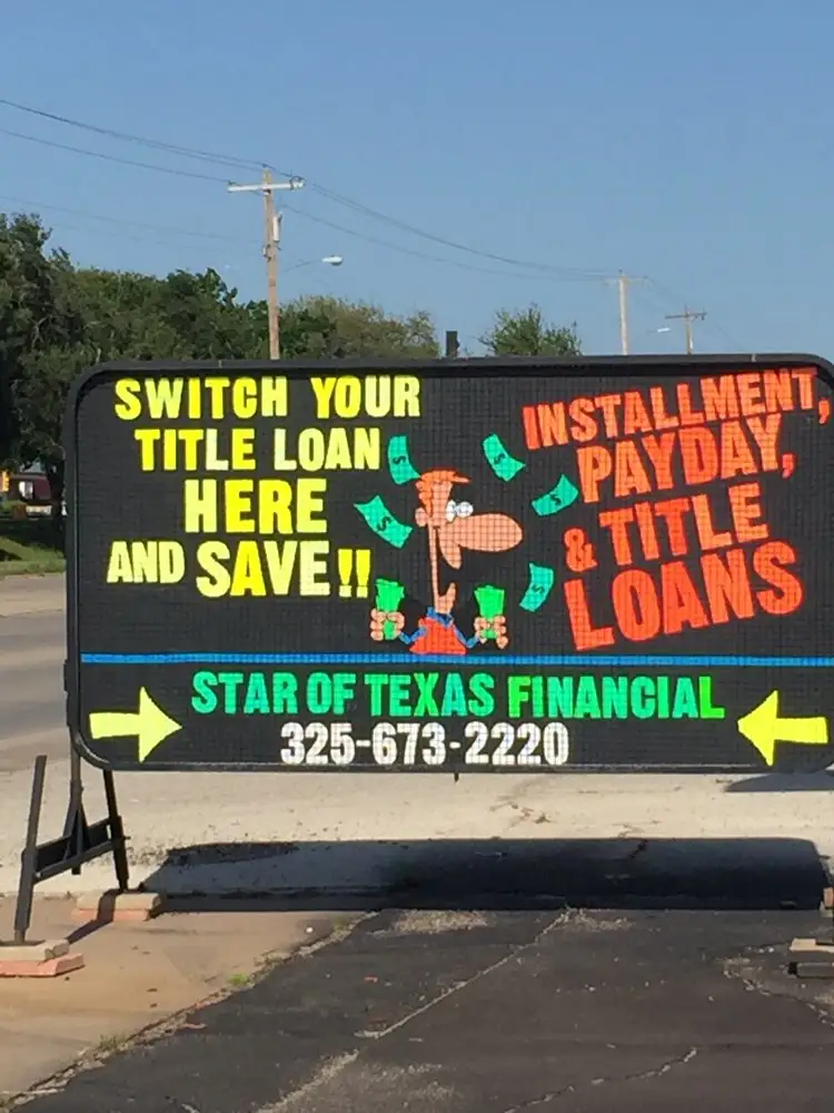 487V6677I46565QV 2241 S 1st St Abilene TX 79605 USA Star of Texas Financial Solutions