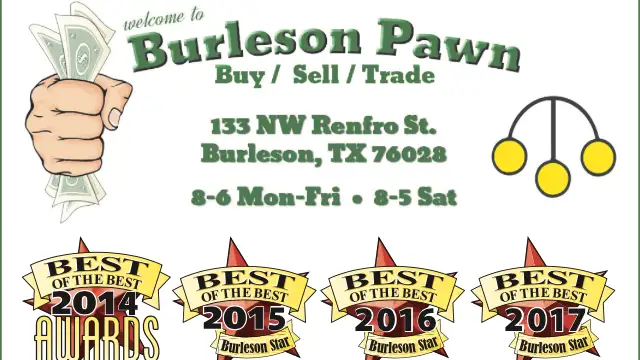 539K1998P42462YI 133 NW Renfro St Burleson TX 76028 USA Burleson Pawn Shop