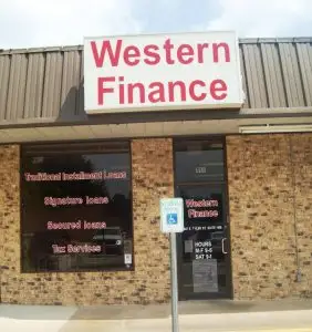 593V3364K23389LA 607 E Tyler St STE 110B Athens TX 75751 USA Western Finance