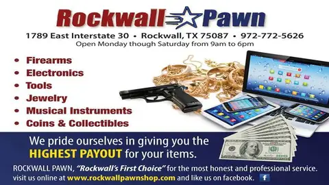 651B9350N45758KH 1789 I30 Frontage Rd Rockwall TX 75087 USA Rockwall Pawn