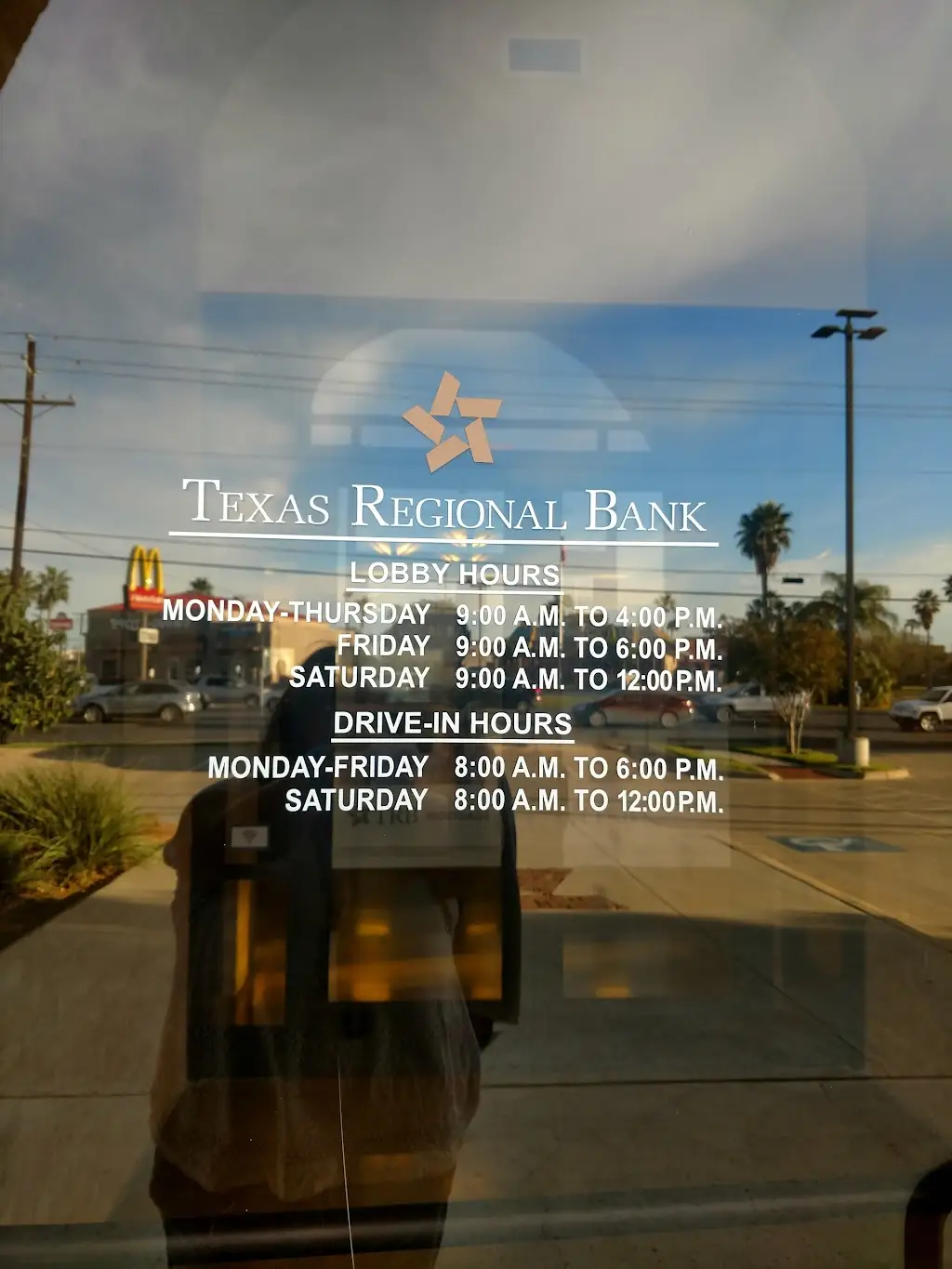 654M5586I23251SP 2019 S 77 Sunshine Strip Harlingen TX 78550 USA Texas Regional Bank