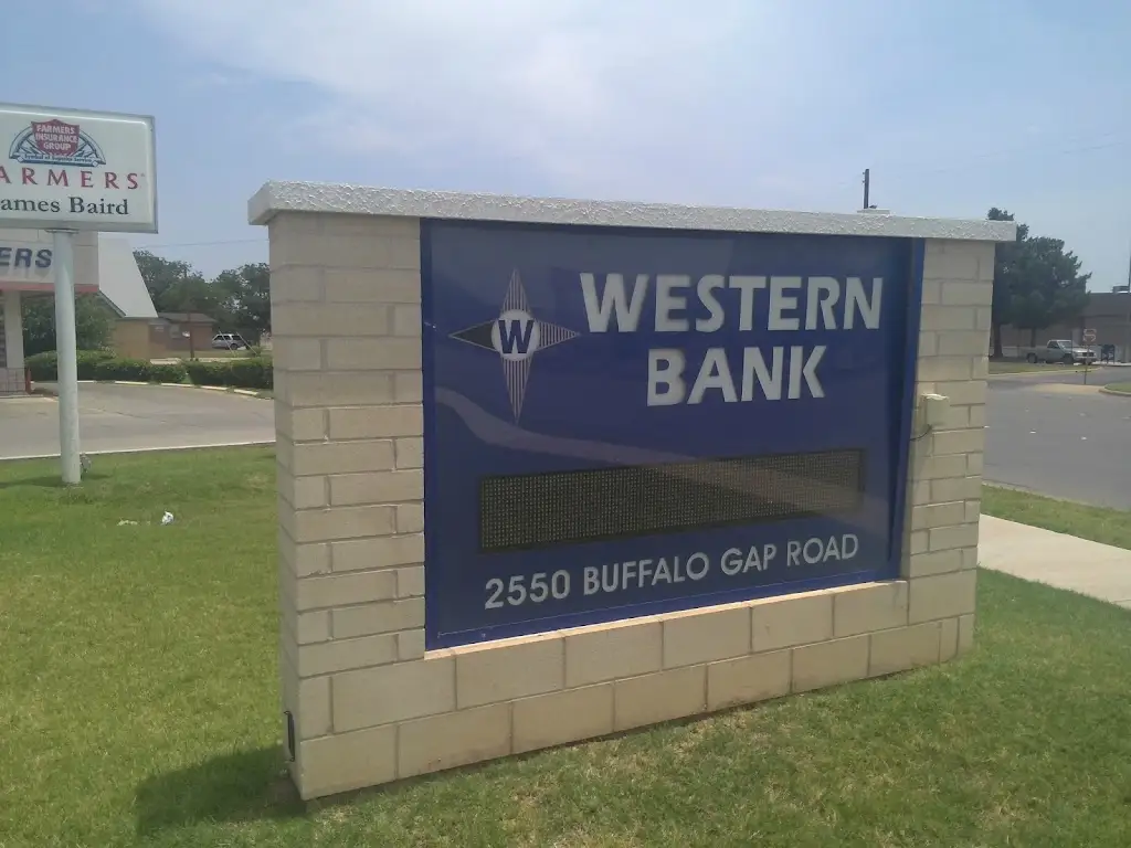 766L8416C69584PF 2550 Buffalo Gap Rd Abilene TX 79605 USA Western Bank