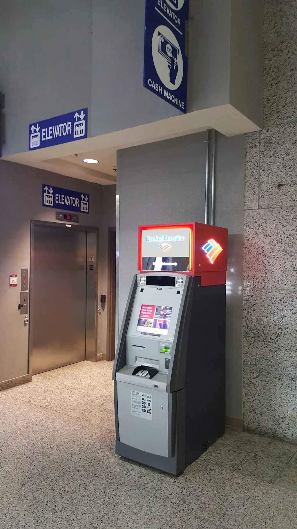 904D3488C12049EI Barbara Jordan Terminal 3600 Presidential Blvd Austin TX 78719 USA Bank of America ATM