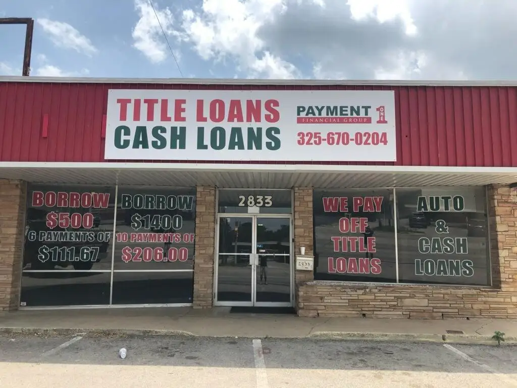 945F3728L17391VM 2833 S 14th St Abilene TX 79605 USA Payment 1 Loans Abilene