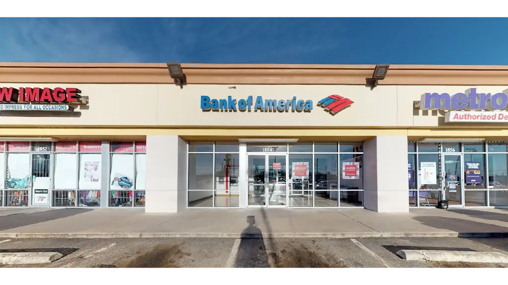 967V7922H27027PI 1854 S WW White Rd San Antonio TX 78220 Amerika Birleşik Devletleri Bank of America with Drive thru ATM